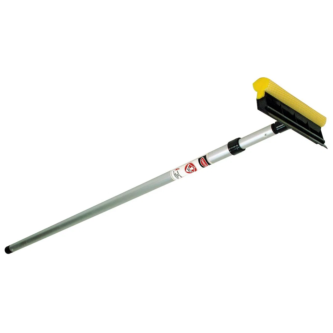 8936 – MR. LONGARM Squeegee, 8 Inch Length Sponge Scrubber 3 To 6 Foot Aluminum Extension Pole